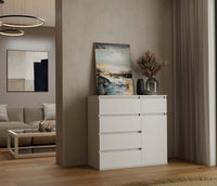 Kommode Malwa 1D5S WEISS – Produktabbildung 4