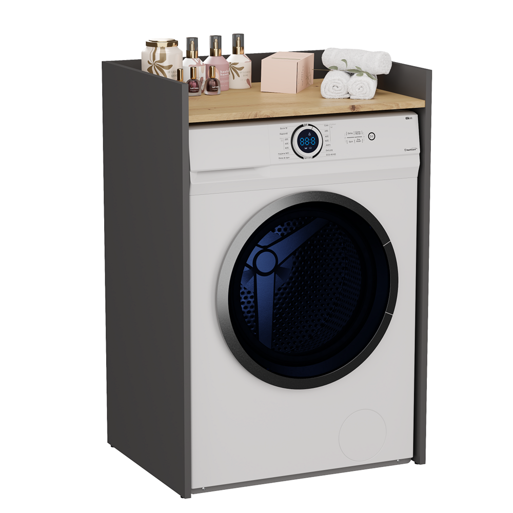 Waschmaschinenschrank Pola NP ANTHRAZIT ARTISAN – Produktabbildung 2