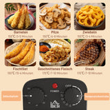 Friteuse, 5 l oliecapaciteit, timer, kijkvenster, 2000 W vermogen, zilverkleurig (4)