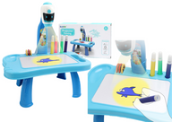 Mini-projector robottafel 2-in-1 accessoire blauw