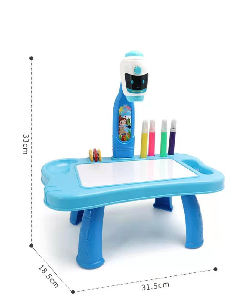 Mini-projector robottafel 2-in-1 accessoire blauw (5)