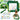 Educatief magneetbord dinosaurus padpuzzel groen