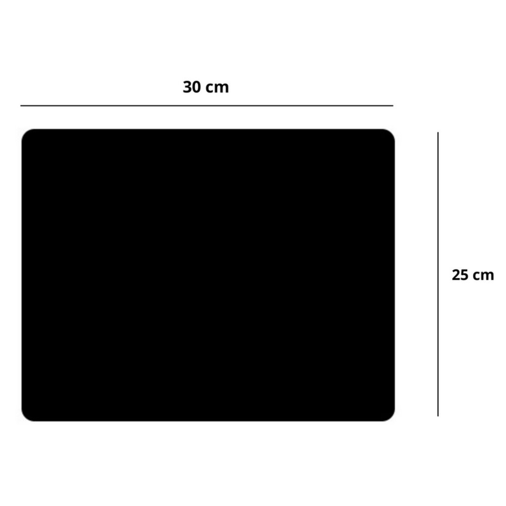 Antislip-muismat zwart 30x25cm (2)