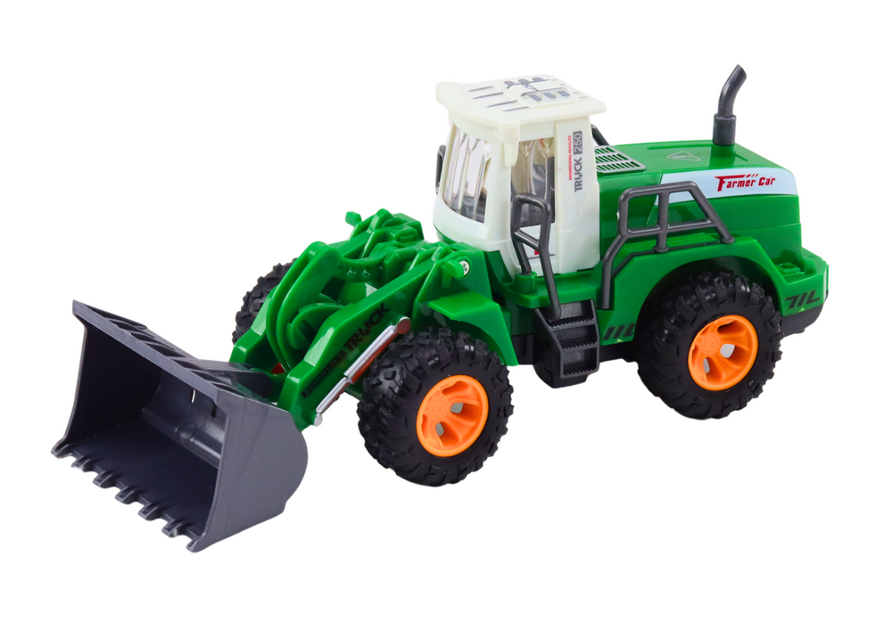 R/C graaflaadmachine met op afstand bestuurbare hefarm groen (2)