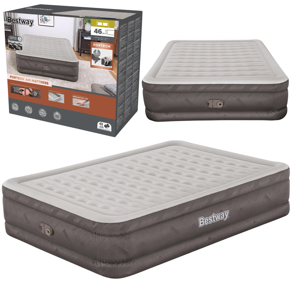 Tweepersoons luchtbed met elektrische pomp 203x152 cm Bestway 69050