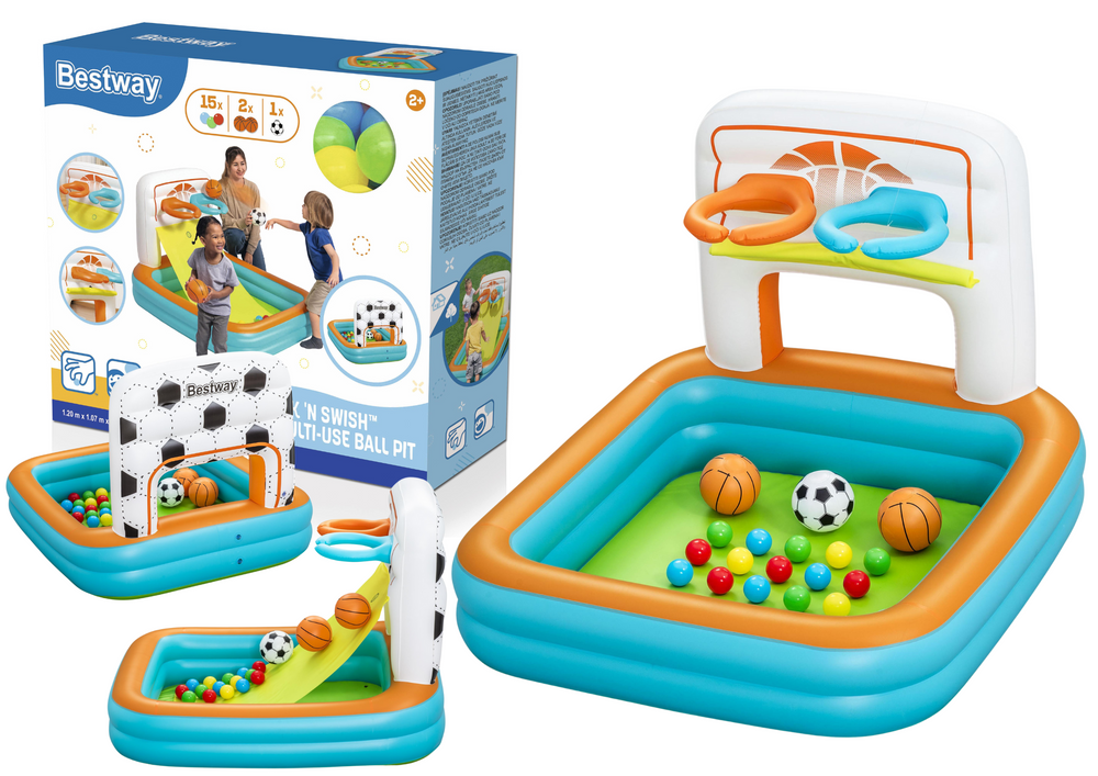 Opblaasbare speelplaats met ballen 120 x 107 x 84 cm Bestway 52728