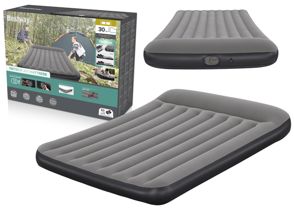 Opblaasbaar tweepersoonsluchtbed 150 x 203 x 30 cm Bestway 671BS