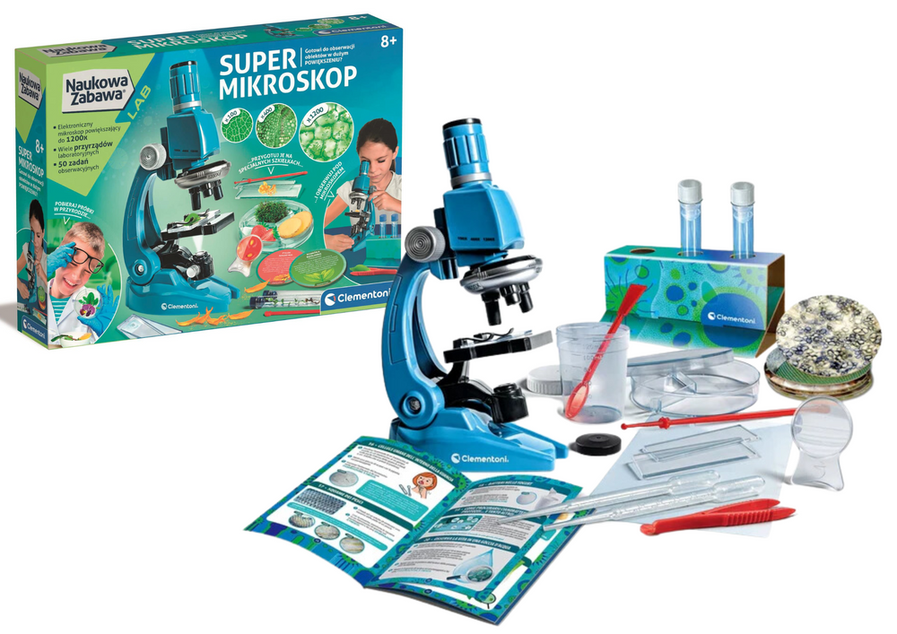 Clementoni 50755 Super-microscoopset voor wetenschappelijk plezier