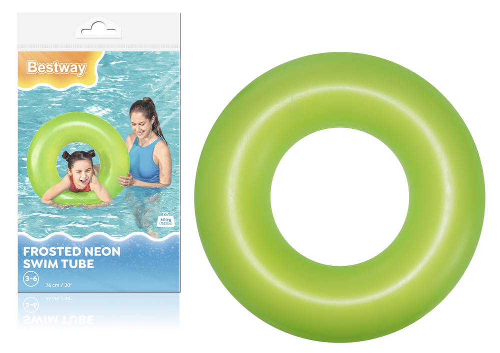 Opblaasbare zwemband, groen, 76 cm, Bestway 36024