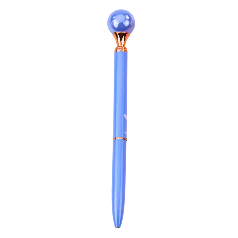 Grote parel-balpen, draaimechanisme, blauwe inkt, 1,0 mm, mix (2)