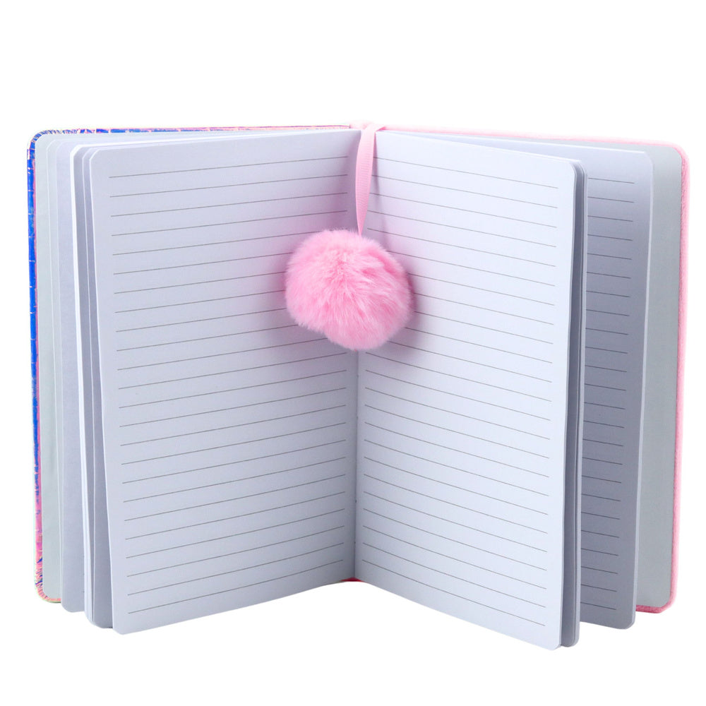 Notitieboek Eenhoorn Confetti Holografisch Gelinieerd Notitieboek A5 80 vellen (2)