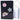 Gelinieerd notitieboek glitter patches zwart B6 80 vel