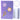 Gelinieerd notitieboek glitter patches paars B6 80 vel