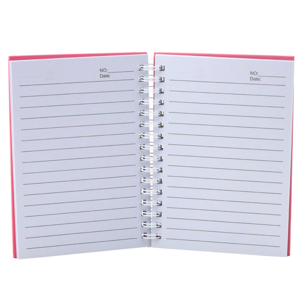 Holografisch notitieboek met zeemeerminvin, roze, gelinieerd, A6, 80 vellen (2)