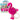 Flamingo rugzak sleutelhanger led geluid roze