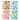Cadeautas met stippenpatroon goud pastel 32 × 26 × 10 cm