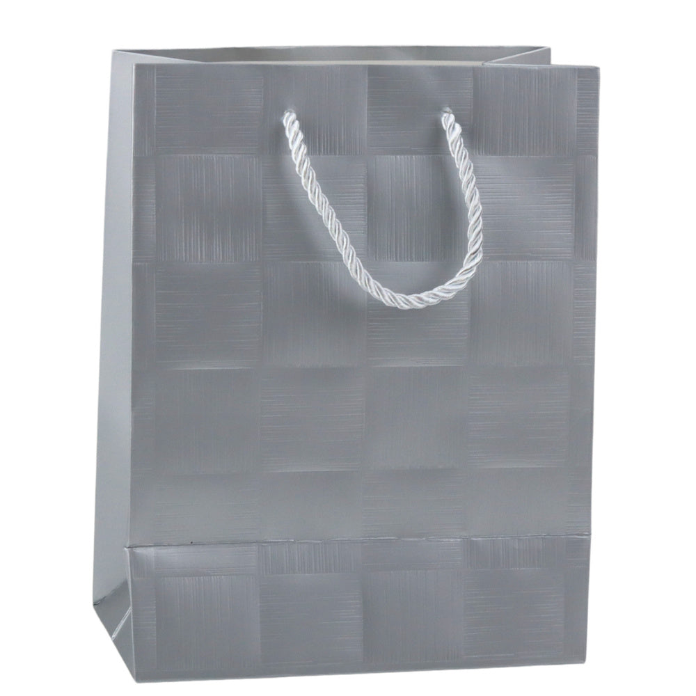 Cadeautasje Gestructureerde vierkanten Elegant 23 x 18 x 10 cm (2)