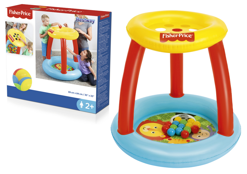 Opblaasbaar zwembad met zonnedak Fisher-Price Bestway 93541 (2)