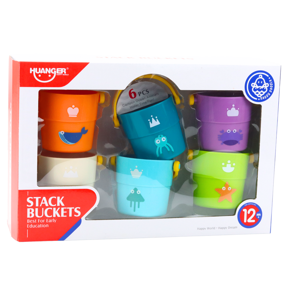 Bademmerset met gaten, gekleurd, 6-delig (3)
