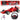 RC-bestuurbare racewagen stuurwiel lichten geluiden 1:12 rood