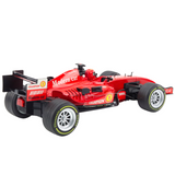 RC-bestuurbare racewagen stuurwiel lichten geluiden 1:12 rood (3)