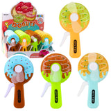 Mini-donut-windmolen-handwaaiers voor kinderen, 4 ontwerpen