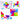 Magnetische Tangram-blokken, kleurrijke puzzelstickers, 9 st