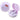 Hello Kitty O Glossy Finish - TWS oortjes + oplaadcase (paars)