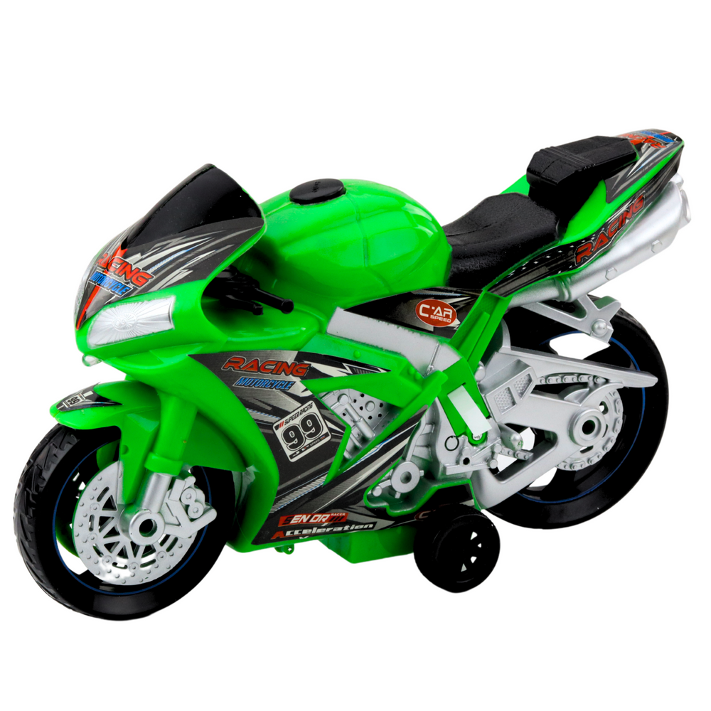 Racefiets Racer Drive lichten geluiden groen (2)