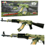 Militair camouflagegeweer met trillingen, licht en geluid, 70 cm