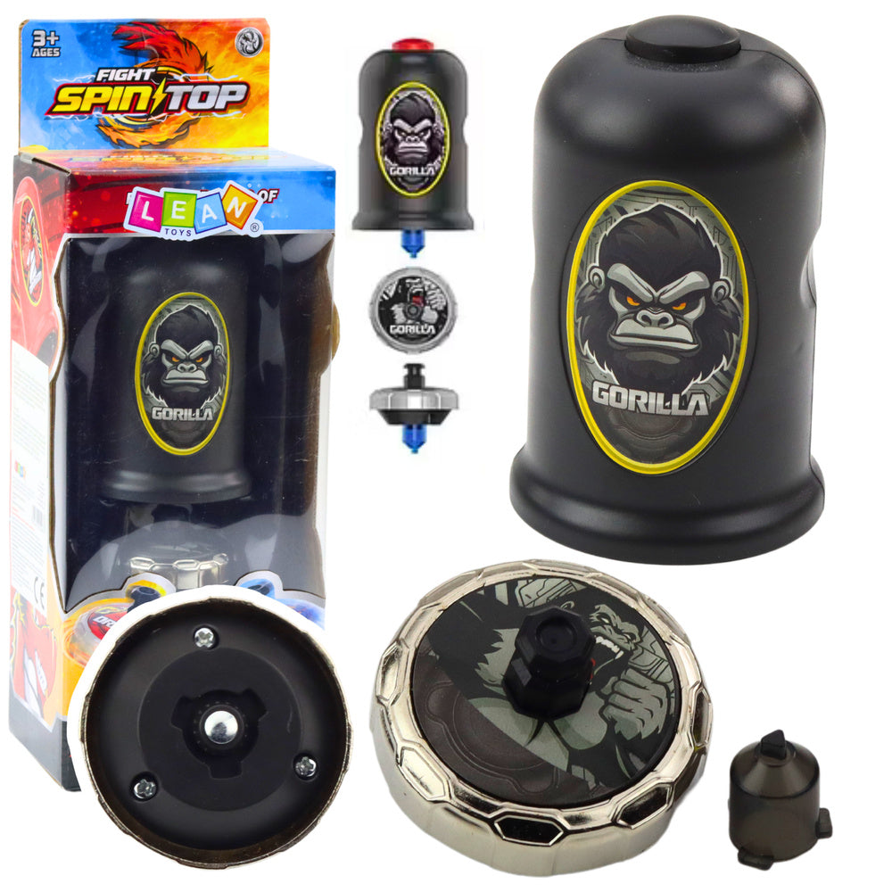 Vliegende schijf Gorilla Black Spinner Launcher Set