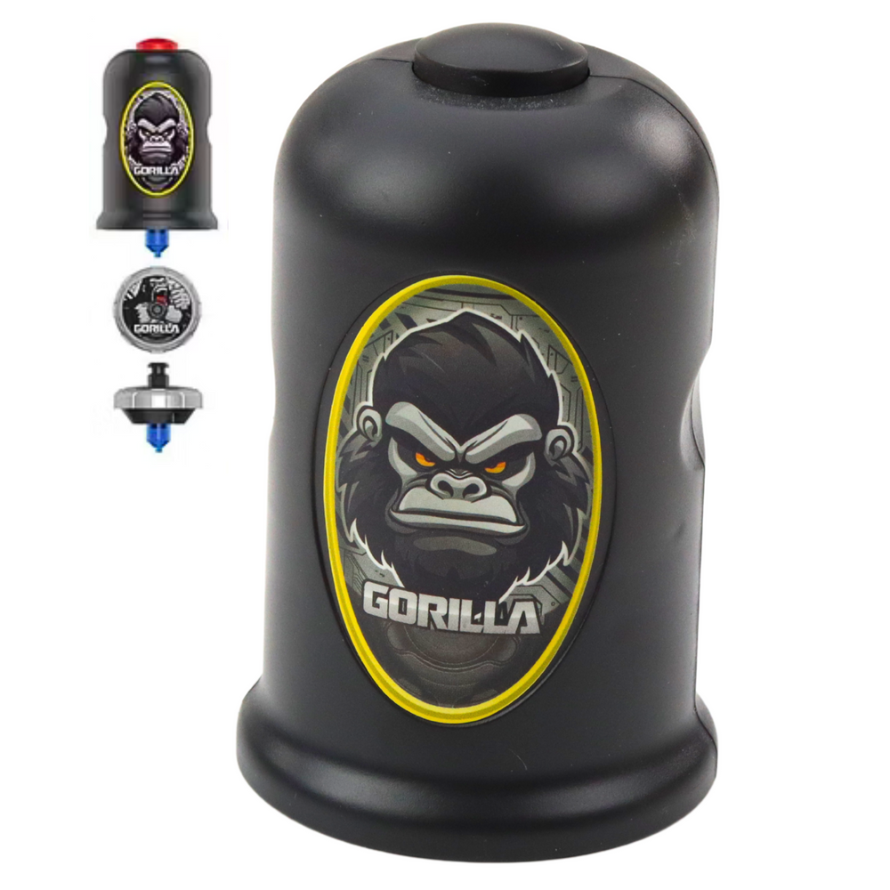 Vliegende schijf Gorilla Black Spinner Launcher Set (2)
