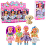 Minipop in kledingset scholierenmix 12cm