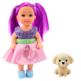 Minipop in kledingset scholierenmix 12cm (2)