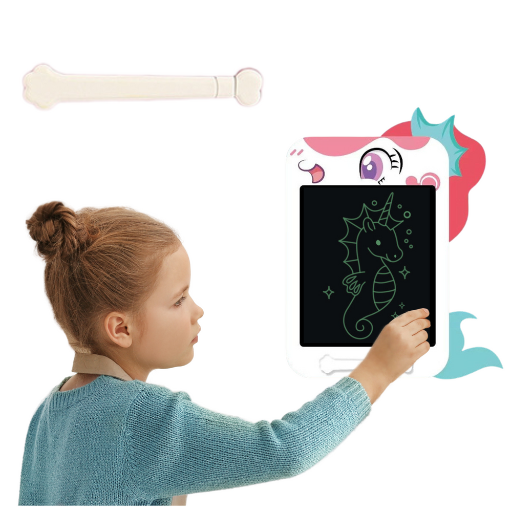 Marker tekenbord schrijven LCD stylo eenhoorn wit (2)