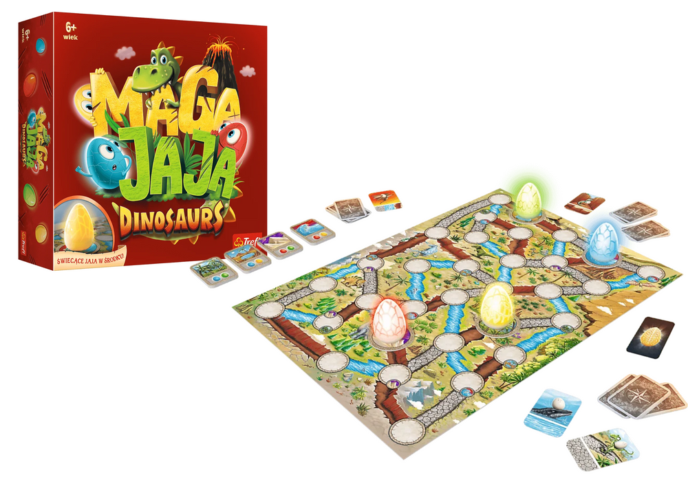 Magajaja Dinosaurus Trefl familiespel 02281