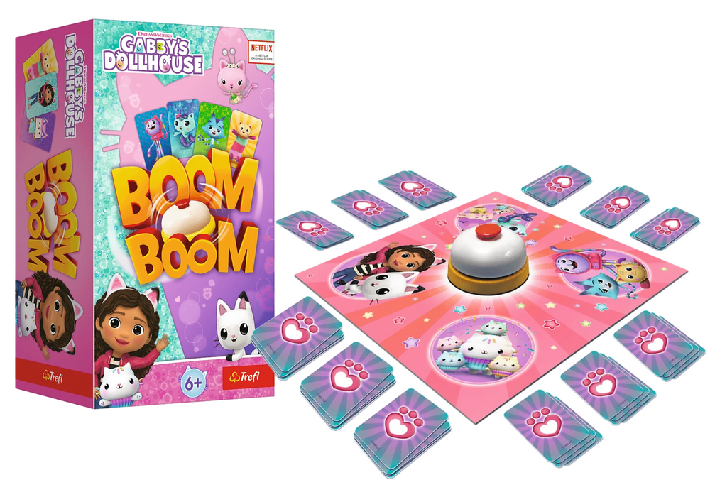 Familiespel Boom Boom Gabi's Poppenhuis Trefl 02548