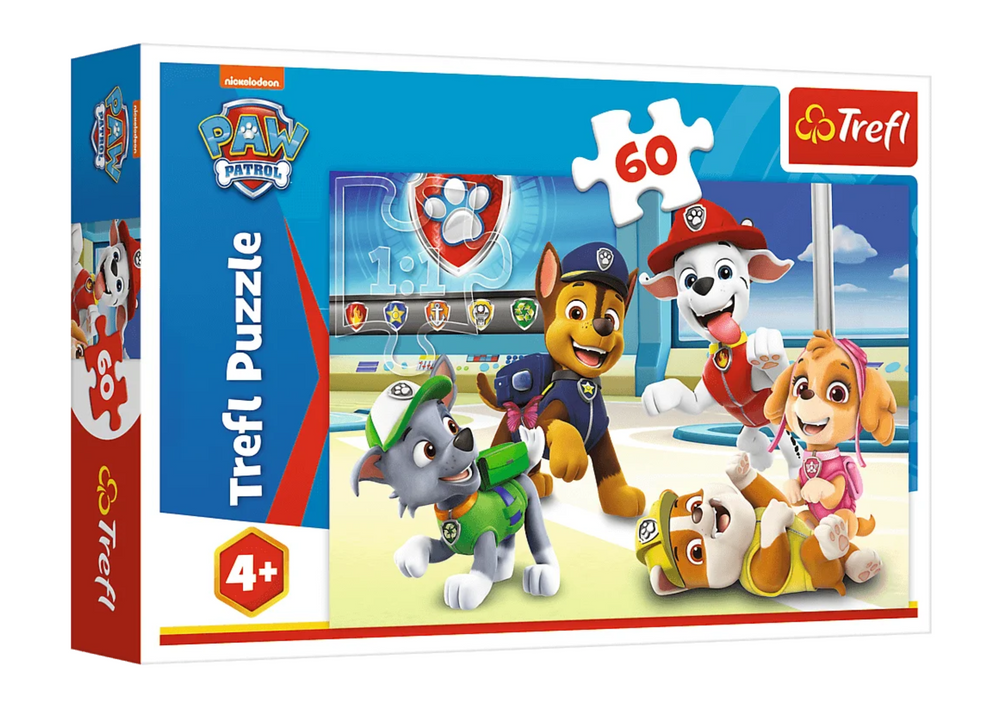 Puzzel 60 stukjes. In de wereld van honden, Paw Patrol Trefl 17392