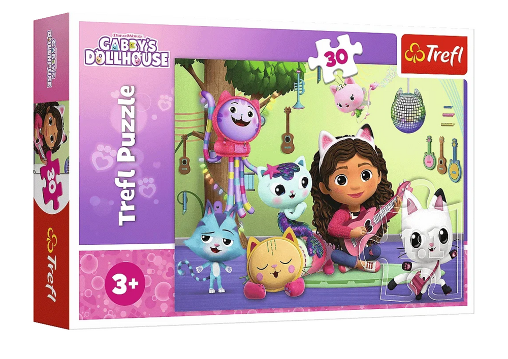Puzzel 30 stukjes Gabi en haar charmante Trefl-huis 18301