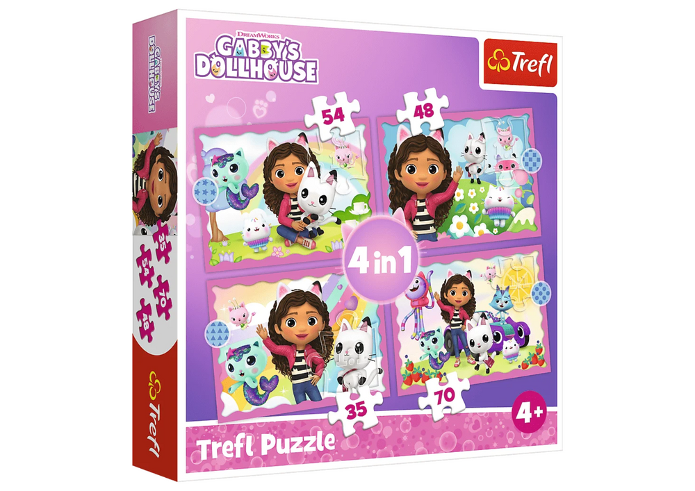 4-in-1-puzzelavontuur van Gabi Trefl 34620