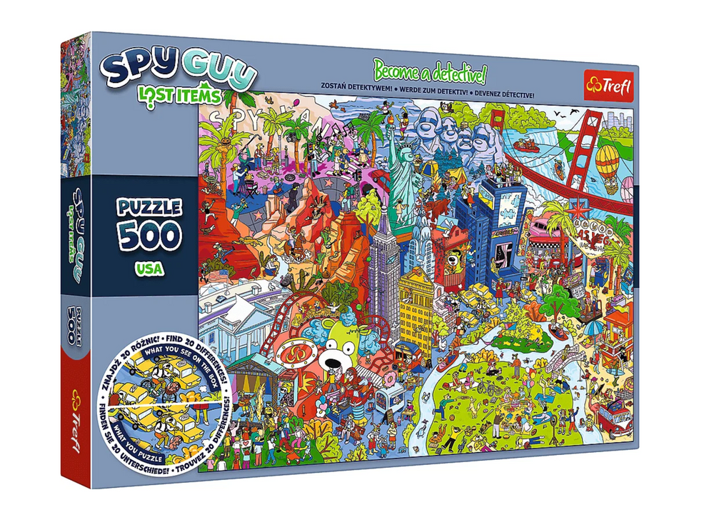Spy Guy Lost Items legpuzzel 500 stukjes. USA Trefl 37480