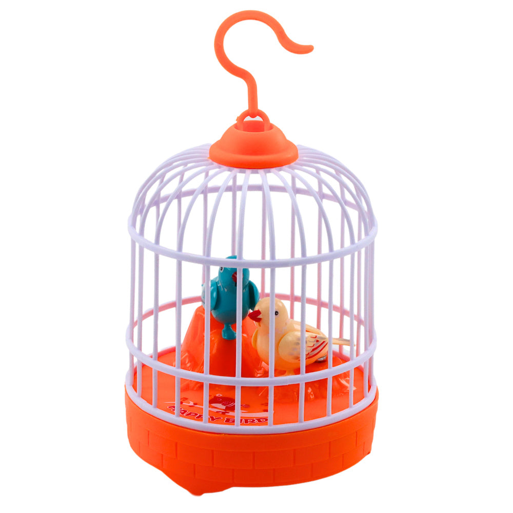 Batteriegevoede vogelkooiverlichting met oranje gloed (2)
