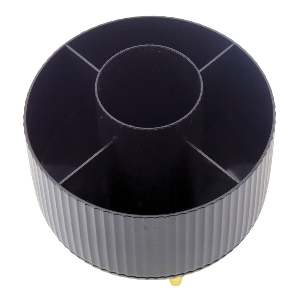 360° draaibare cosmetica-organizer met 5 vakken, zwart (2)