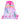 Schoenentas turnpakje regenboog eenhoorn 35x27 cm