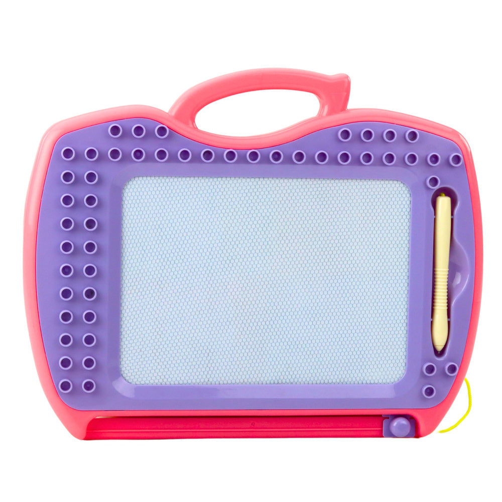 Magneetbord met schuifstempels patroon roze