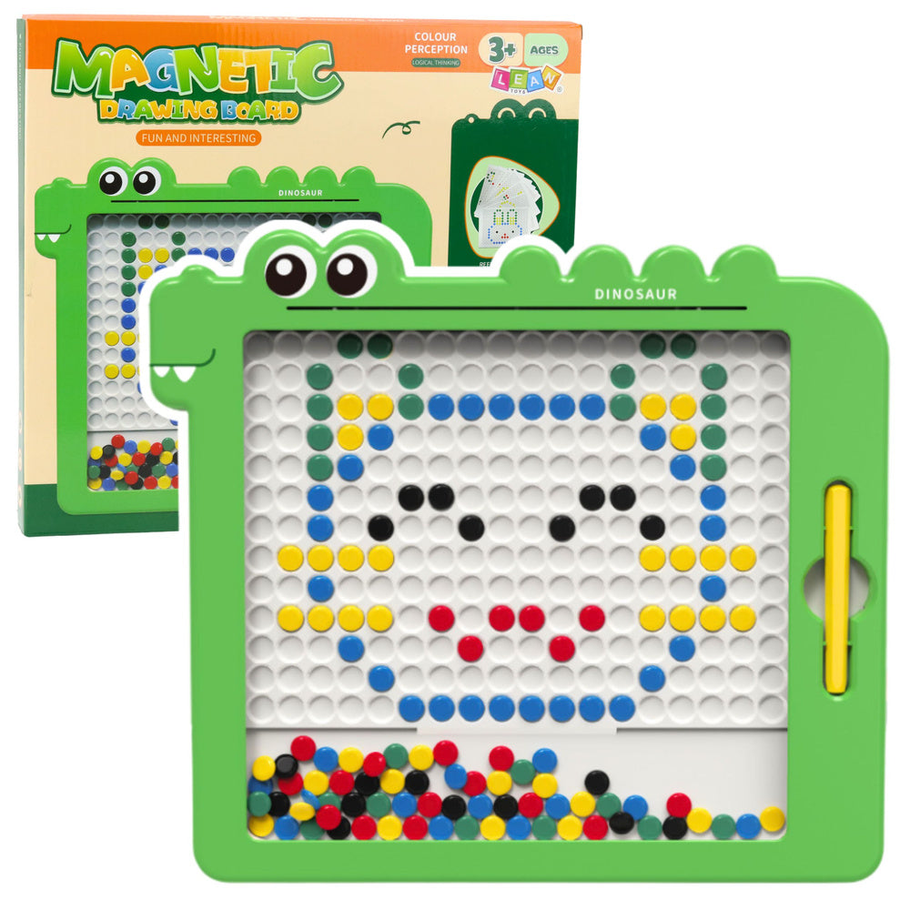Magneetbord puzzel mozaïek dinosaurus groene kaarten 20 motieven