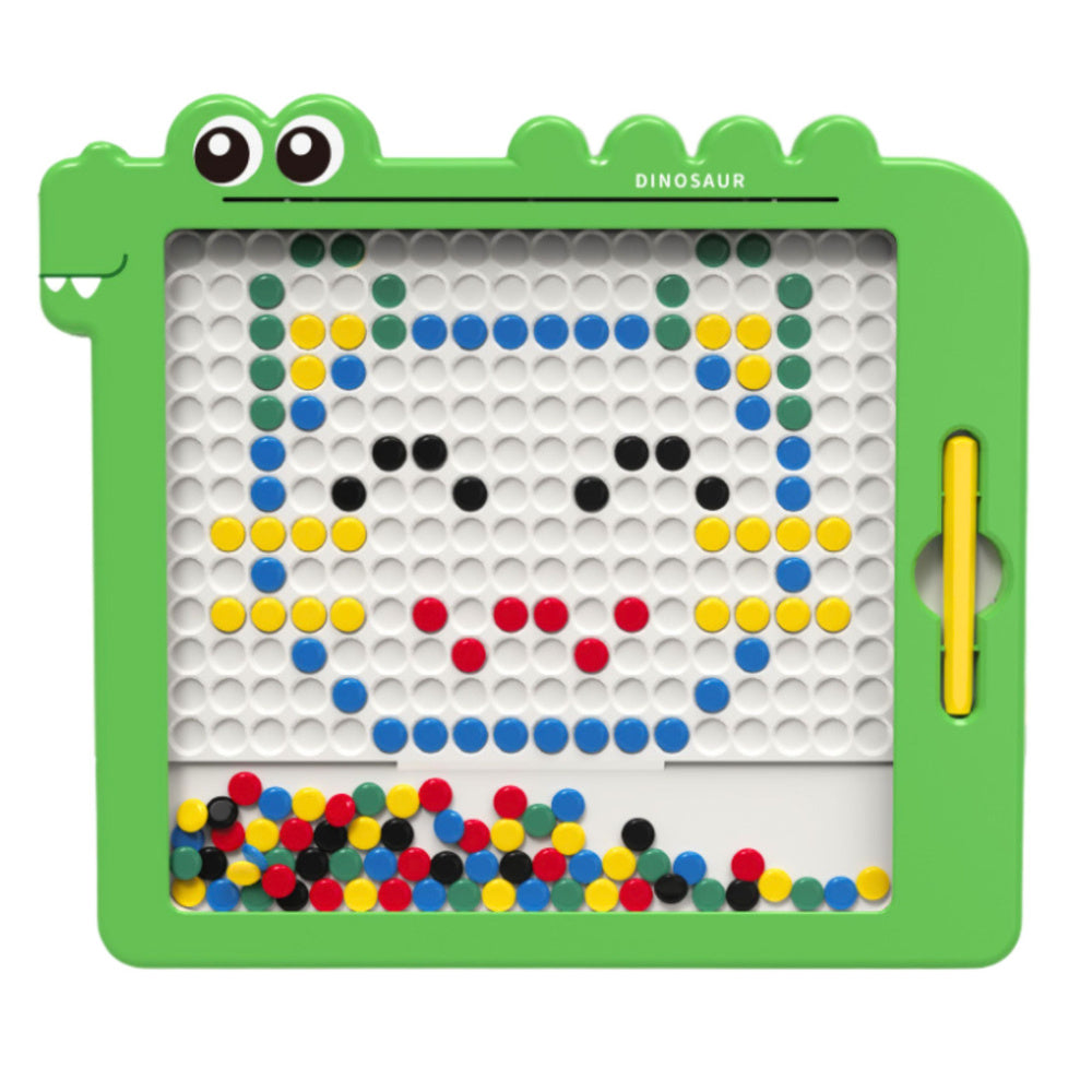 Magneetbord puzzel mozaïek dinosaurus groene kaarten 20 motieven