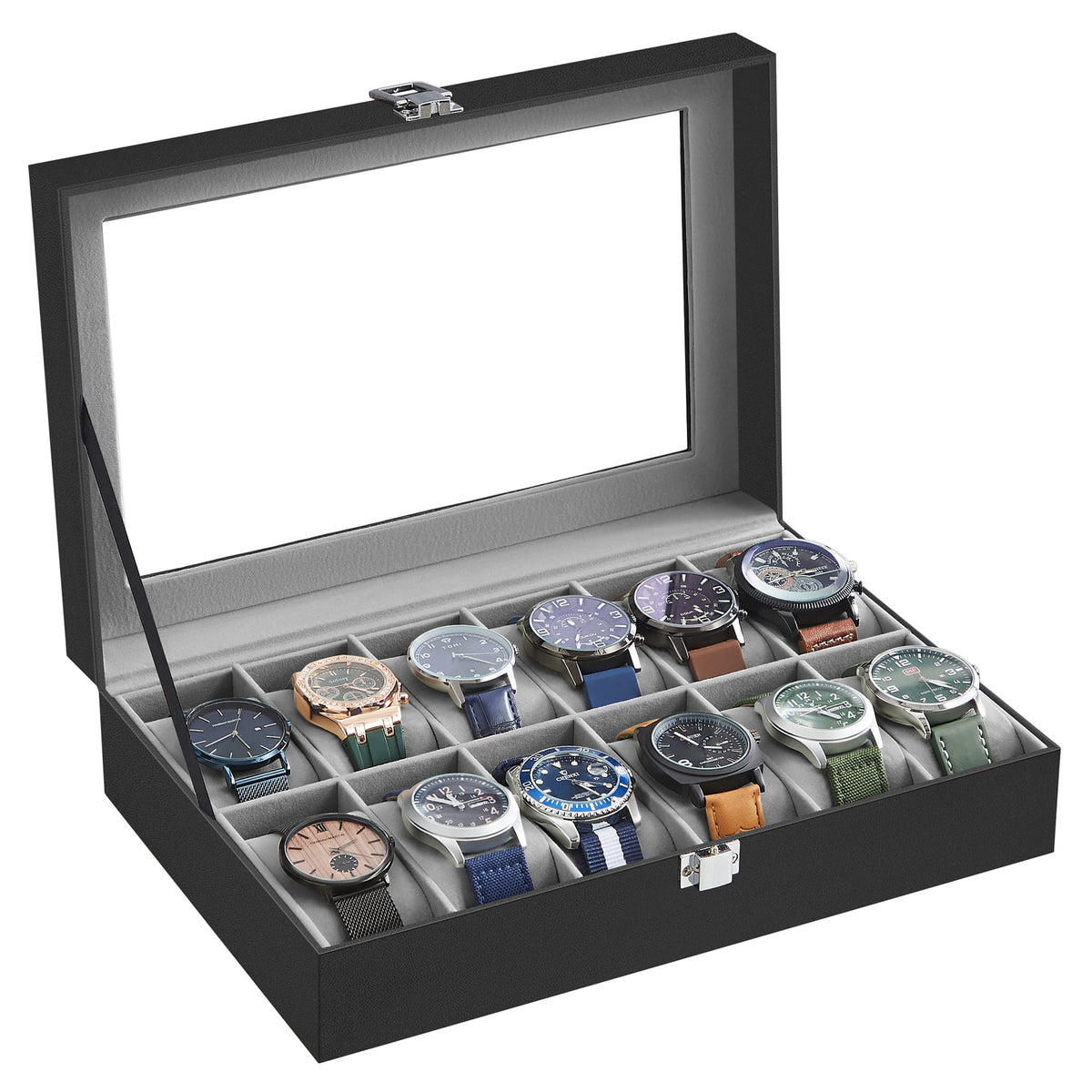 Uhrenbox für 12 – JWB12BK