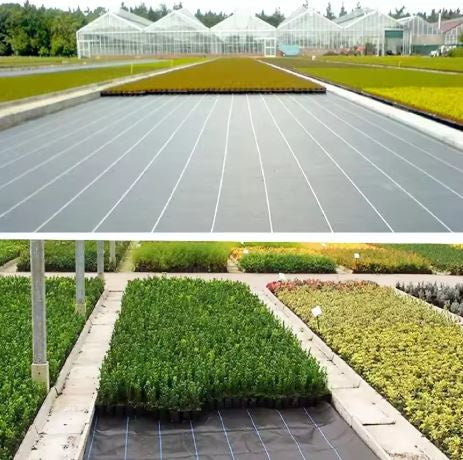 Zwart agrotextiel 1100 cm x 50 m UV 135 g onkruidwerend agrotextiel + verankeringen (2)