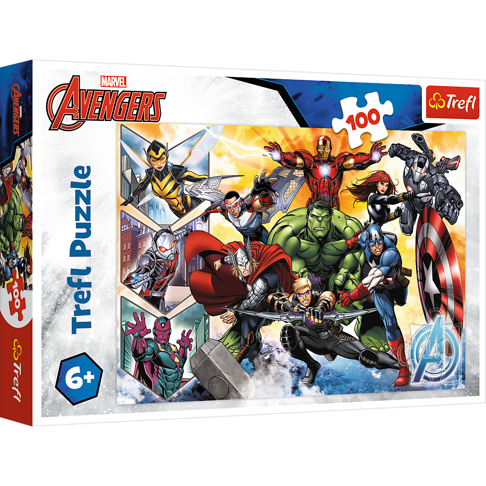 Puzzel - "100" - Avengers Power Trefl 16431